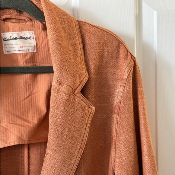 WE THE FREE XS BARN JACKET WAY OVER SIZE Apricot, oversized and unlined NWOT - Picture 8 of 13